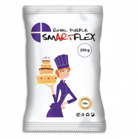 SmartFlex masa cukrowa Velvet Waniliowa fioletowa 250 g