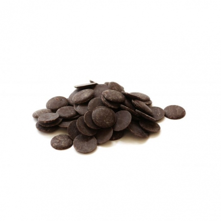 Czekolada ciemna bez cukru 61,1% w pastylkach Natra Cacao 1 kg