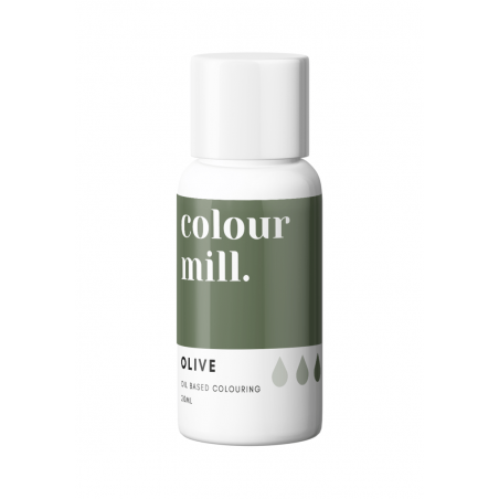 Barwnik spożywczy olejowy Colour Mill-zielony Olive 20 ml