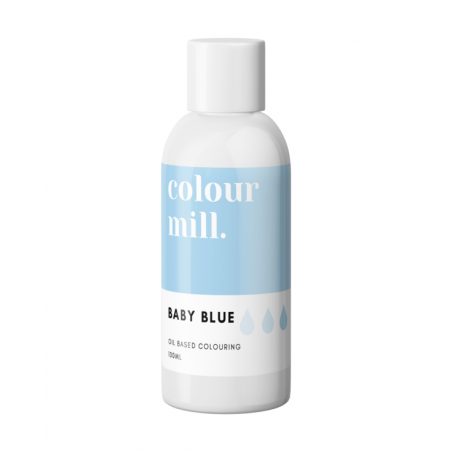 Barwnik spożywczy olejowy Colour Mill-niebieski Baby Blue 100 ml