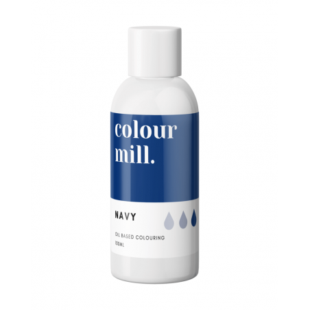 Barwnik spożywczy olejowy Colour Mill - granatowy Navy 100 ml