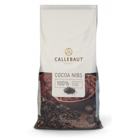 Cocoa Nibs Callebaut, prażone kruszone ziarna nibsy kakaowe