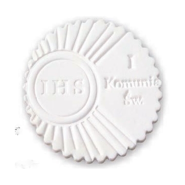 Dekoracja cukrowa Hostia IHS