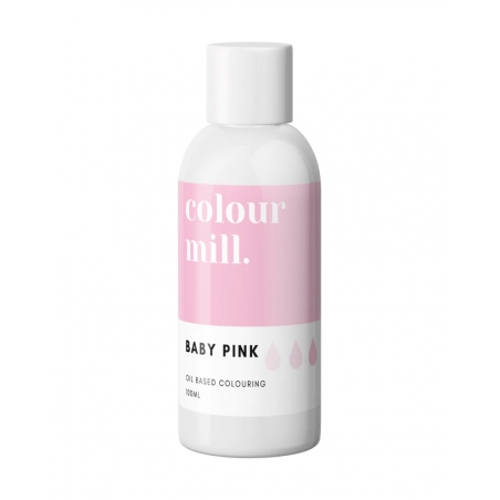 Barwnik spożywczy olejowy Colour Mill - różowy Baby Pink 100 ml
