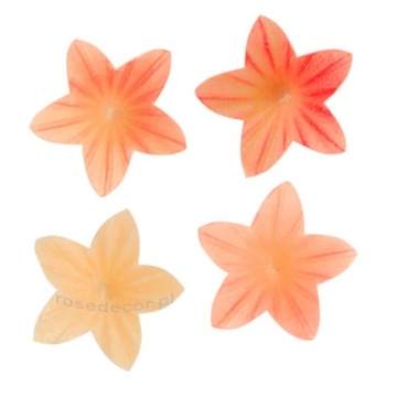 Kwiaty waflowe mini różowe...