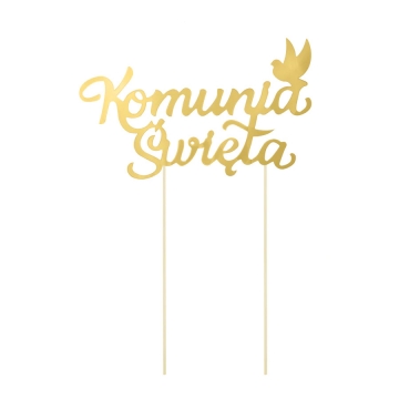 Topper na tort Komunia...