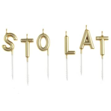 Świeczki urodzinowe Sto Lat...