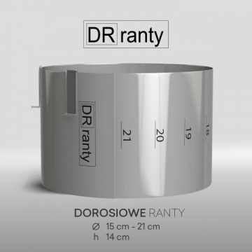 Rant cukierniczy 15 - 21 cm...