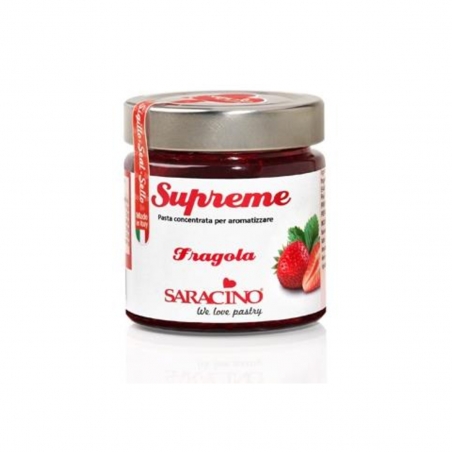 Pasta aromat truskawkowy 200 g Saracino