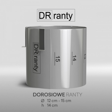 Rant cukierniczy 12 - 15 cm...