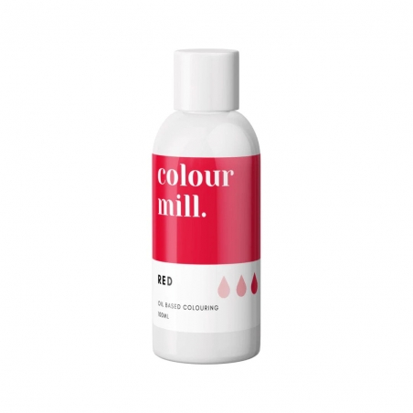 Barwnik spożywczy olejowy Colour Mill - czerwony 100 ml