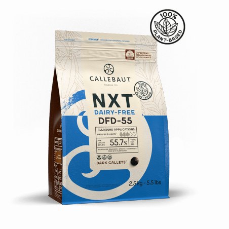 Bezmleczna, wegańska ciemna czekolada NXT diary-free 55,7% Callebaut
