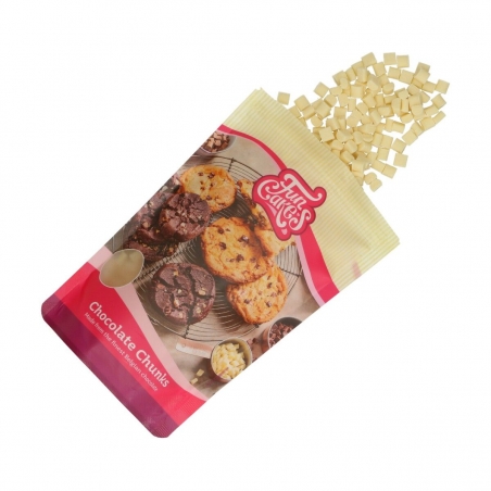 Czekolada biała do zapiekania Chunks FunCakes 350 g