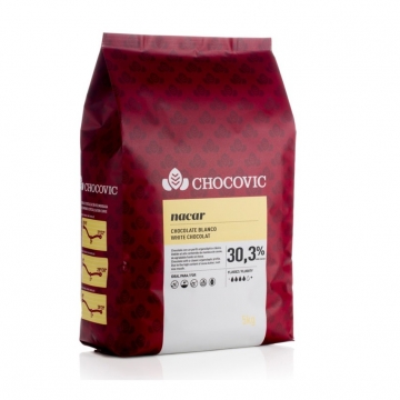 Czekolada biała Nacar 30,4%...