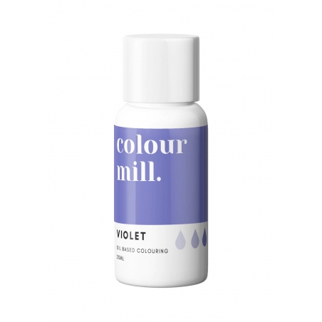 Barwnik spożywczy olejowy fioletowy Violet 20 ml Colour Mill