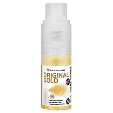 Barwnik spożywczy złoty Original Gold puder suchy spray, Food Colours 5g