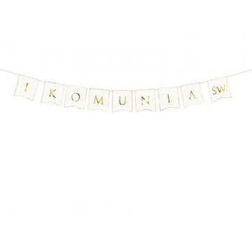 Girlanda baner Pierwsza...