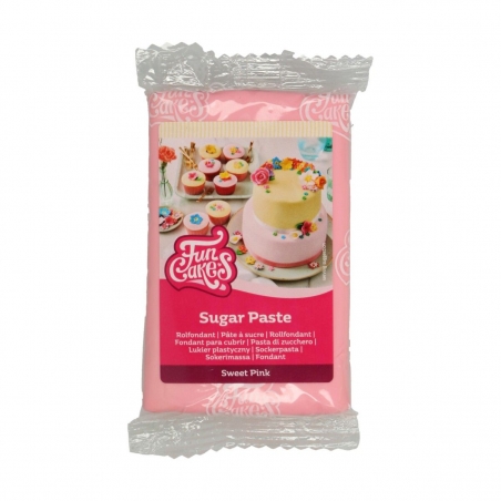 Masa cukrowa różowa Sweet Pink 250 g, FunCakes