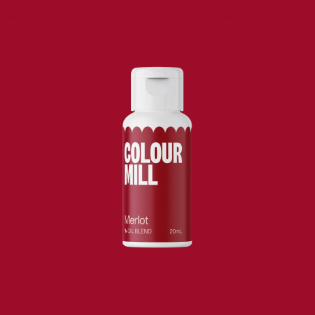 Barwnik spożywczy olejowy Colour Mill ciemnoczerwony Merlot 20 ml