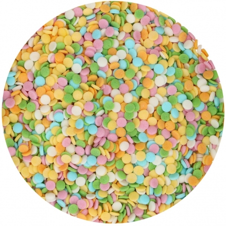 Posypka mini konfetti mix kolory pastelowe 4 mm, 60g