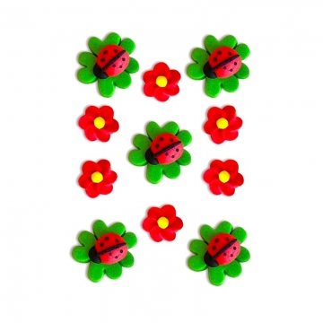 Dekoracje cukrowe biedronki...