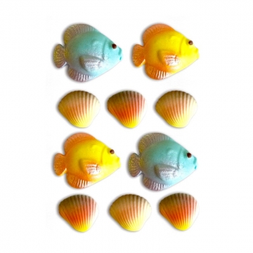 Dekoracje cukrowe rybki i...