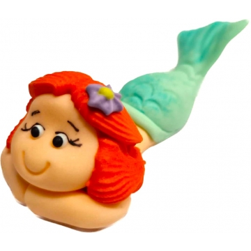 Figurka cukrowa słodka syrenka