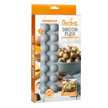 Forma silikonowa  półkula...