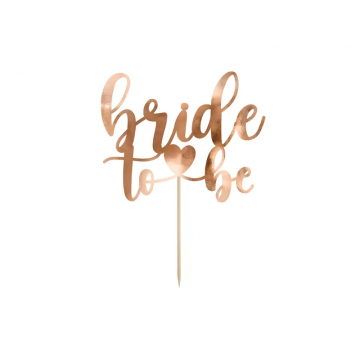 Topper Bride to be, różowe...