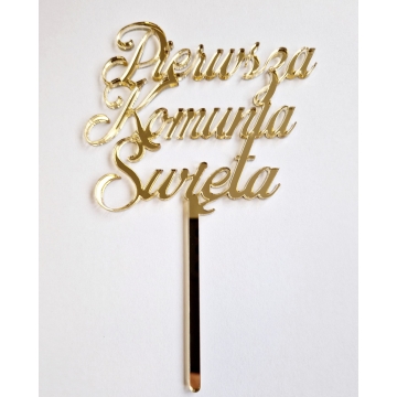 Topper komunijny na tort...