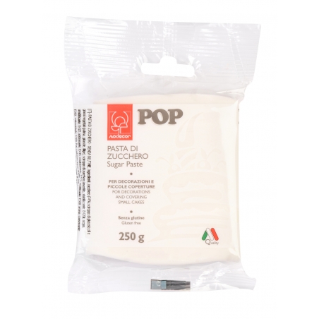 Masa cukrowa lukier plastyczny biały Modecor, POP 250 g