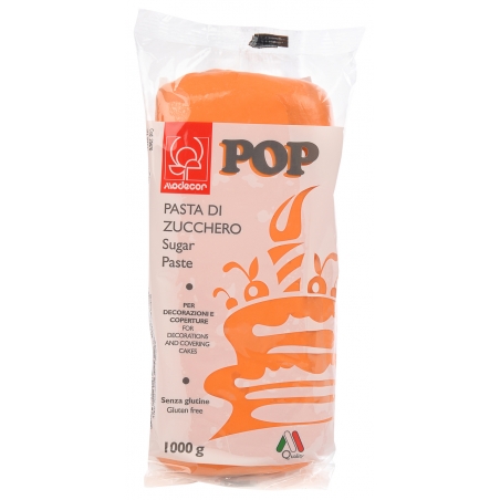 Masa cukrowa lukier plastyczny pomarańczowy Modecor ,POP 1 kg