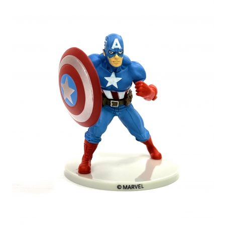 Dekoracja na tort pvc Capitan America Avengers