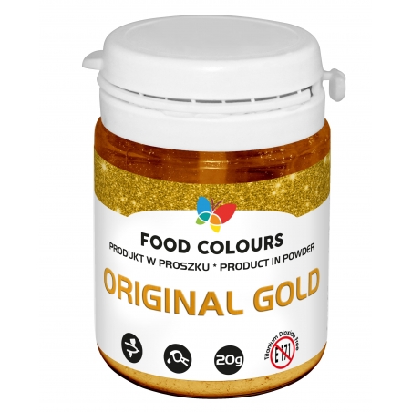 Barwnik spożywczy złoty Original Gold w proszku 20 g