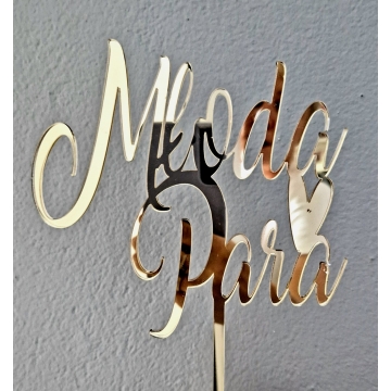 Topper Młoda Para, złote...