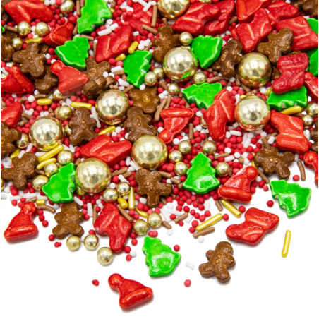 Happy Sprinkles posypka świąteczna mix Santa's Favorite
