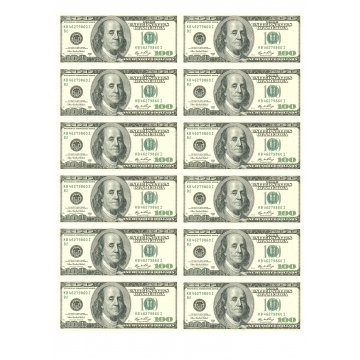 Banknot 100 Dolarów x 12,...