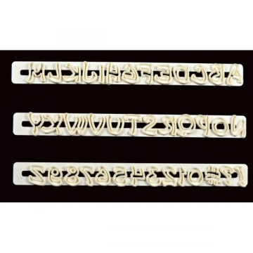 Wykrawaczki alfabet litery...