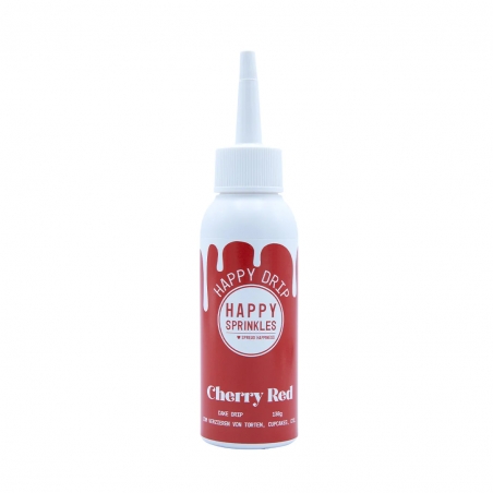 Drip o smaku czekolady czerwony cherry red, Happy Sprinkles