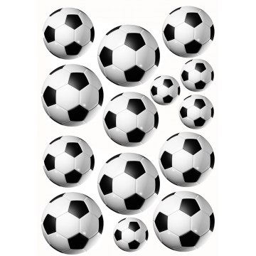 Piłki nożne, wydruk na opłatku