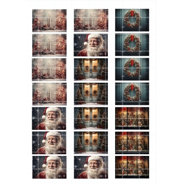 Nastrojowe Święta, wydruk...