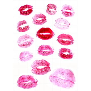 Kiss me, wydruk na papierze...