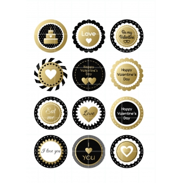 Be my Valentine, śr. 5 cm,...