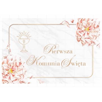 Opłatek na tort komunijny -...