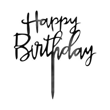 Topper na tort Happy...