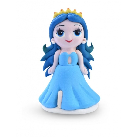 Figurka cukrowa na tort Dziewczynka w niebieskiej sukience, Modecor
