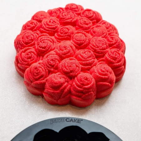 Forma silikonowa bukiet róż Bouquet de roses, Pavoni
