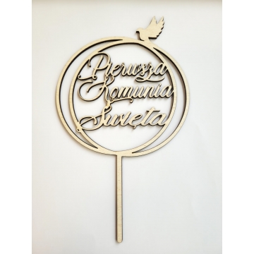 Topper komunijny na tort...