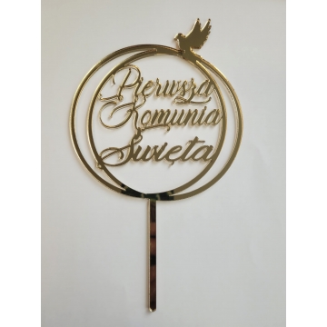 Topper komunijny na tort...