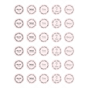 Thank You, kółka o śr. 3,5...